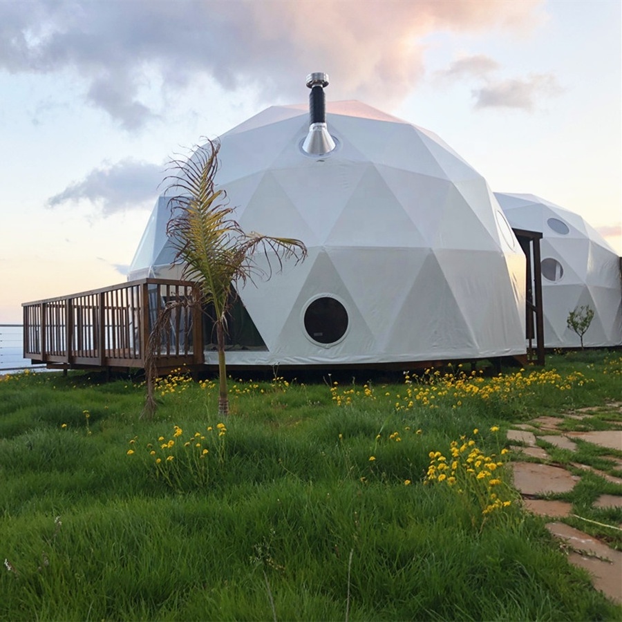 luxury igloo glamping resort camping geodesic dome tents