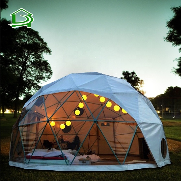 4 season 3 person glamping  garden igloo dome luxury hotel dome tent house