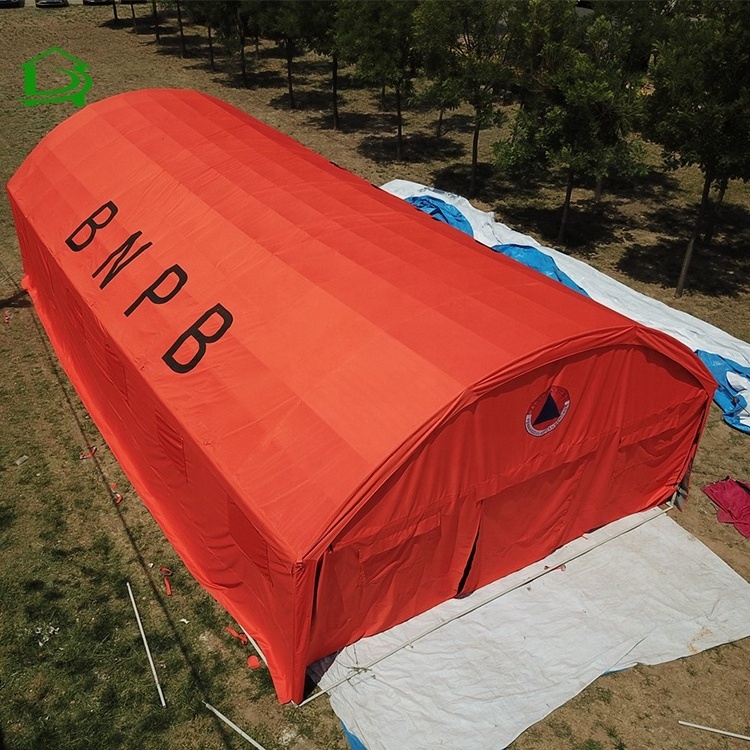 Emergency tube UN survival shelter large natural disaster relief tent for sale