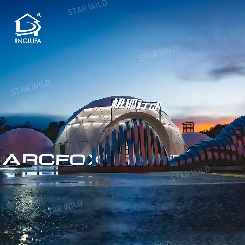 New Design Luxury Big Event Plastic Pvc Geodesic Igloo Dome Tent For Car Event Exhibition