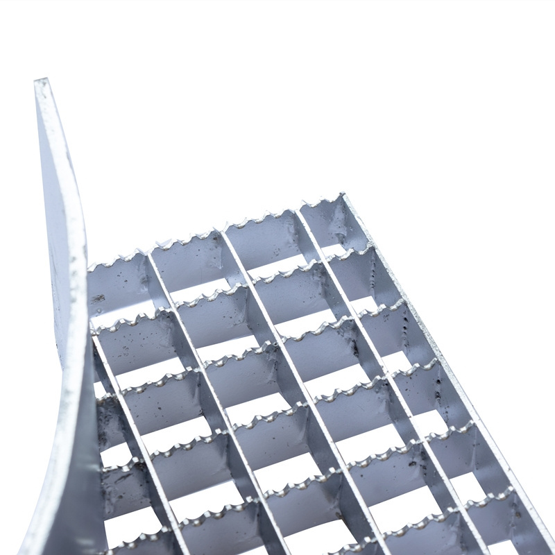 Hot DIP Galvanized 19-W4 Forge Welded Serrated Steel Grating Bar Grating for Steel Structure