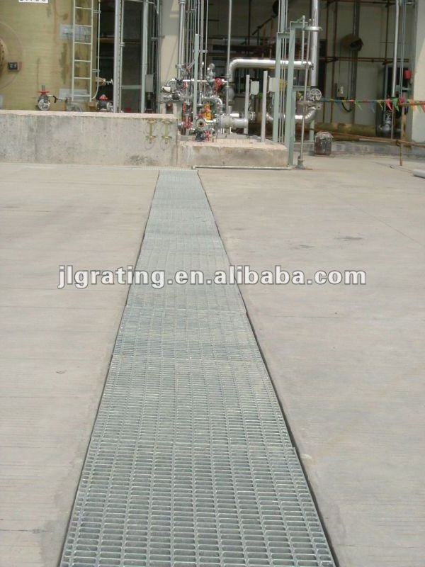 Hot dip galvanized steel drainage gutter sidewalk drain grate, catwalk, driveway drain