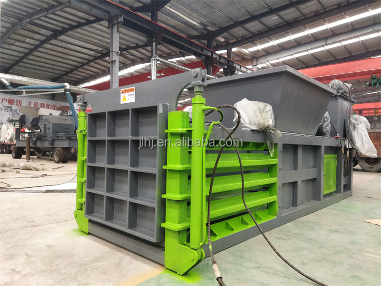 Automatic Hydraulic Horizontal Baler Plastic Bottles Baler  Cardboard Baling Press Machine