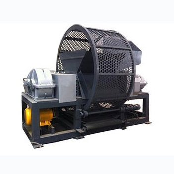 2 MT hourly Full Automatic Tire rubber mulch making machine tire rubber chopping machine steel wire remove machine