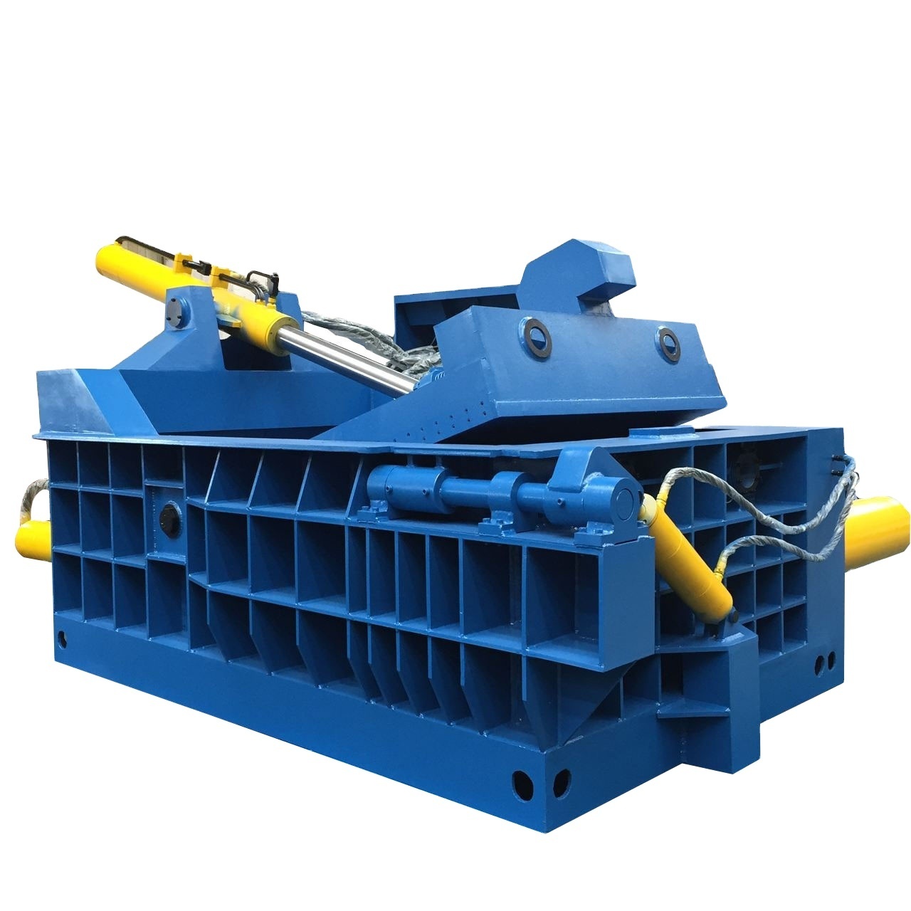 Automatic horizontal sheet baling press Recycling metal chip Compactor scrap metal Briquetting machine metal shear baler press