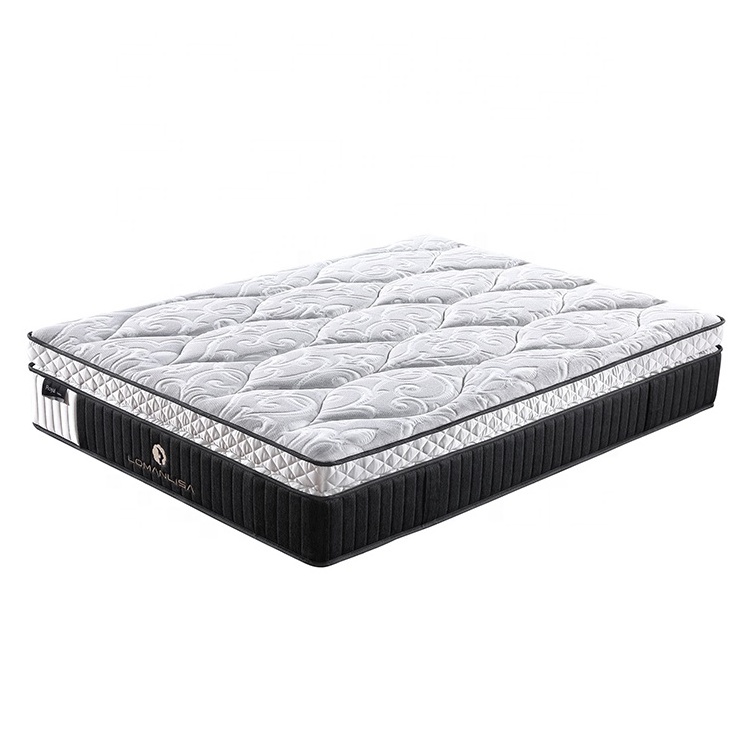 Lomanlisa hotel luxury quality queen twin size full bed sponge foam mattress for sale