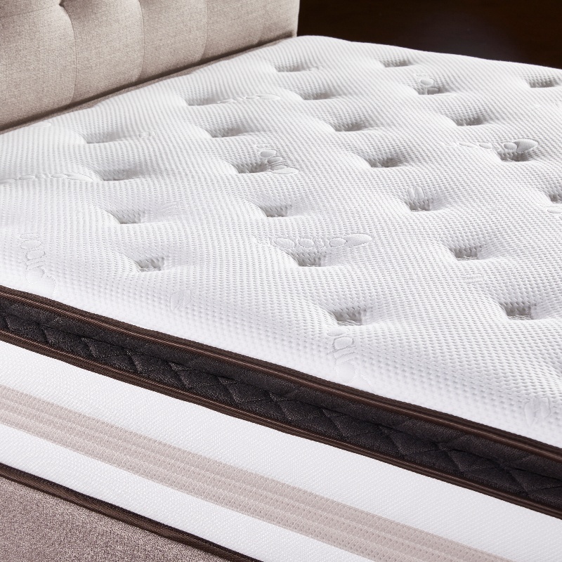 breathable massage pocket spring mattress king size high density convoluted foam