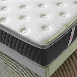 Hot Selling  Hypo-allergenic Tencel Fabric Roll Up Hotel Mattresses Latex Spring Mattress