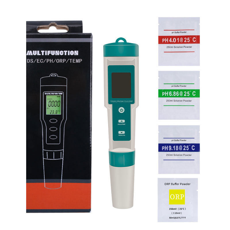 7 IN 1 Portable pH meter water quality tester fish tank aquaculture and drinking water quality test pen