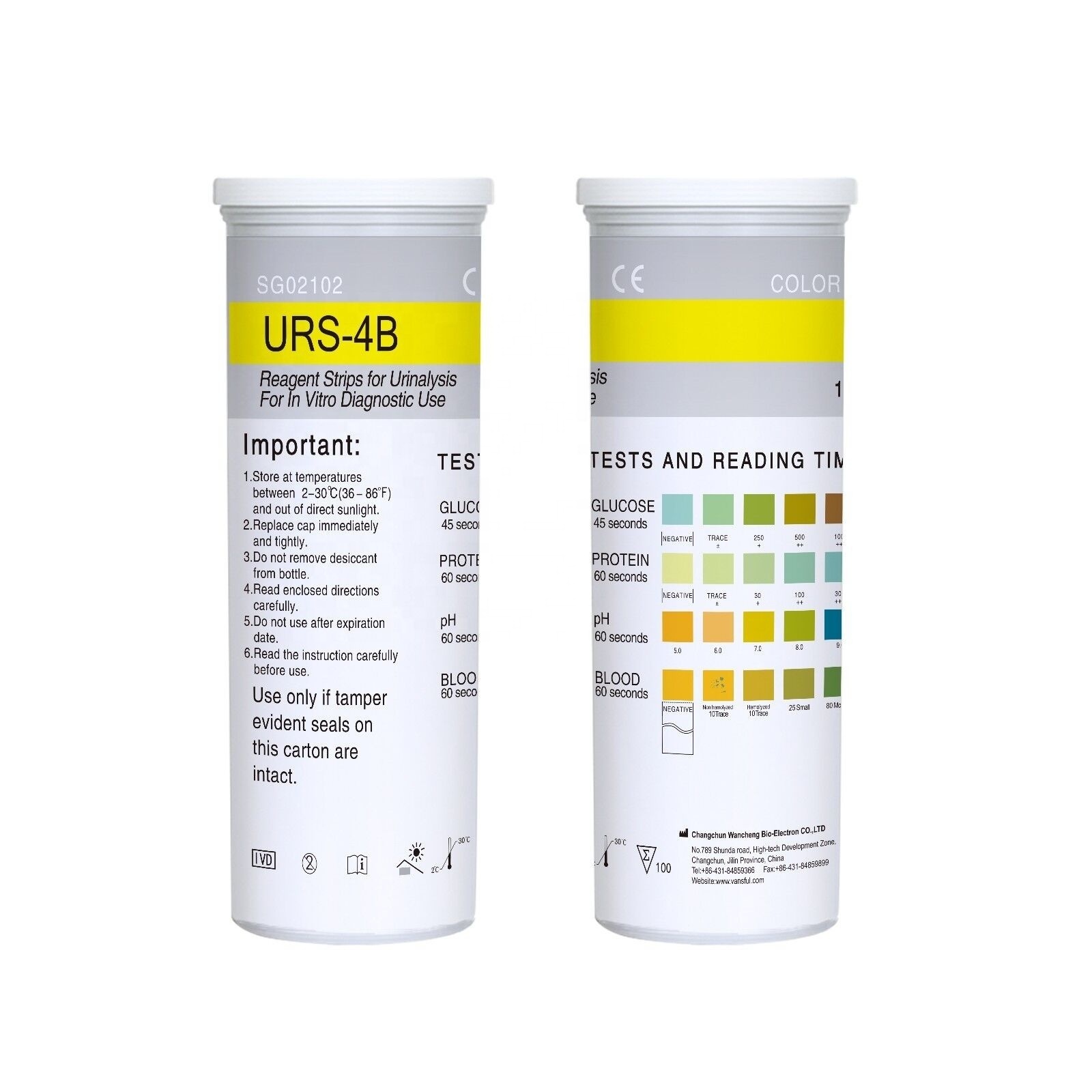 Hot Sale Urine Test Strip Reagent Test Strip for Health Situation Of Glucose, PH, Blood and Protein