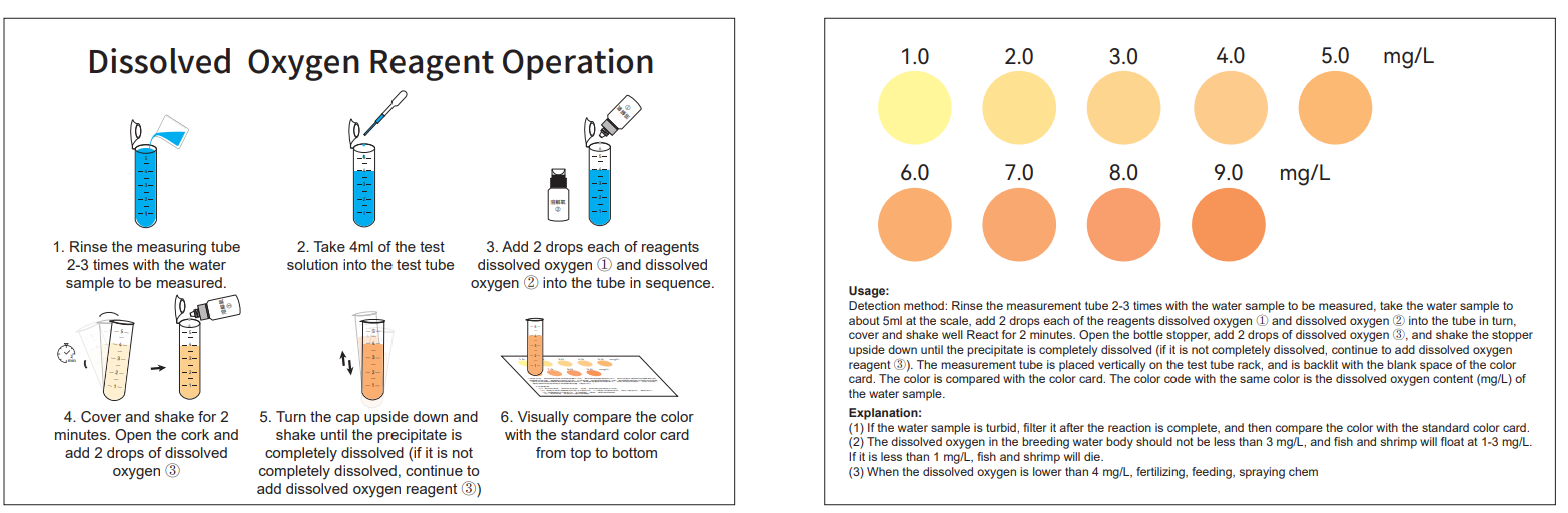 Manufacturer 20 yrs experience DO (Dissolved Oxygen) Testing Reagent Kit - Accurate Water Quality Analysis Solution