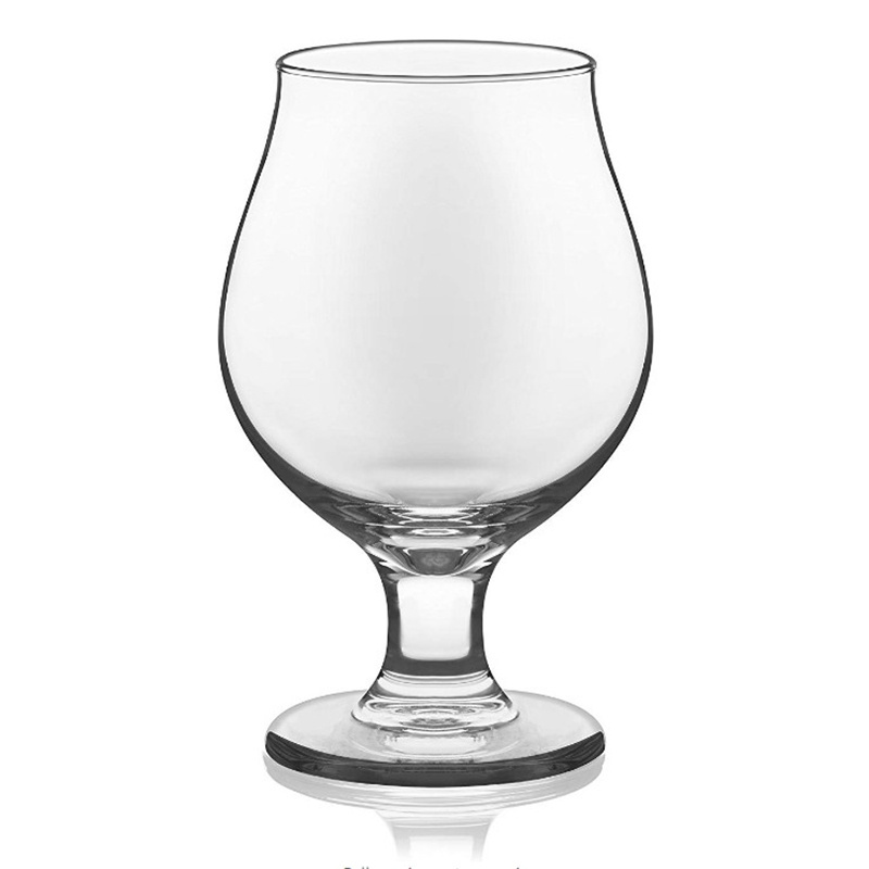 Libbey Beer Glass Belgian Style beer goblets stemmed 16 oz Lambic Beer Glasses for sale