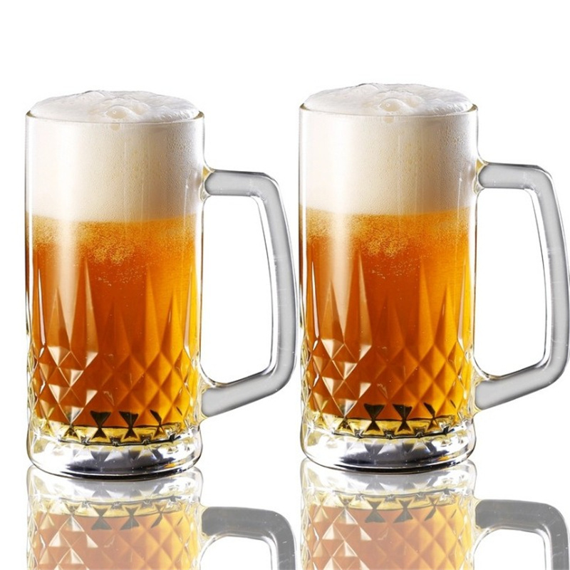 2023 Eco-Friendly transparent beer stein german beer mug stein custom beer stein 24 oz