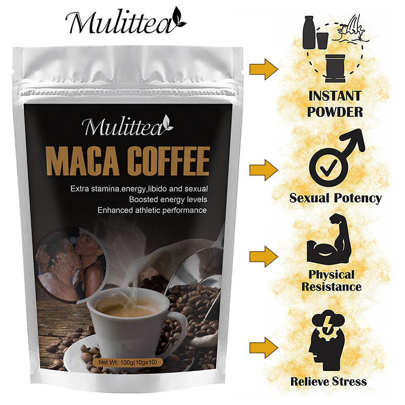 Private Label OEM 100g maca coffee  black maca root coffee  energy powder Maca Coffee