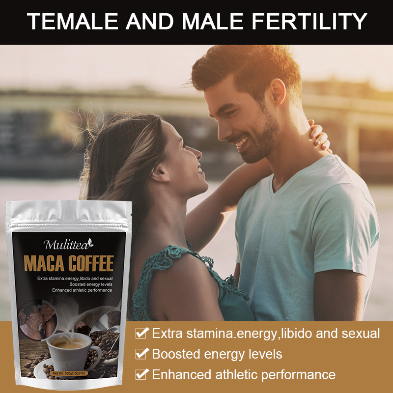 Private Label OEM 100g maca coffee  black maca root coffee  energy powder Maca Coffee