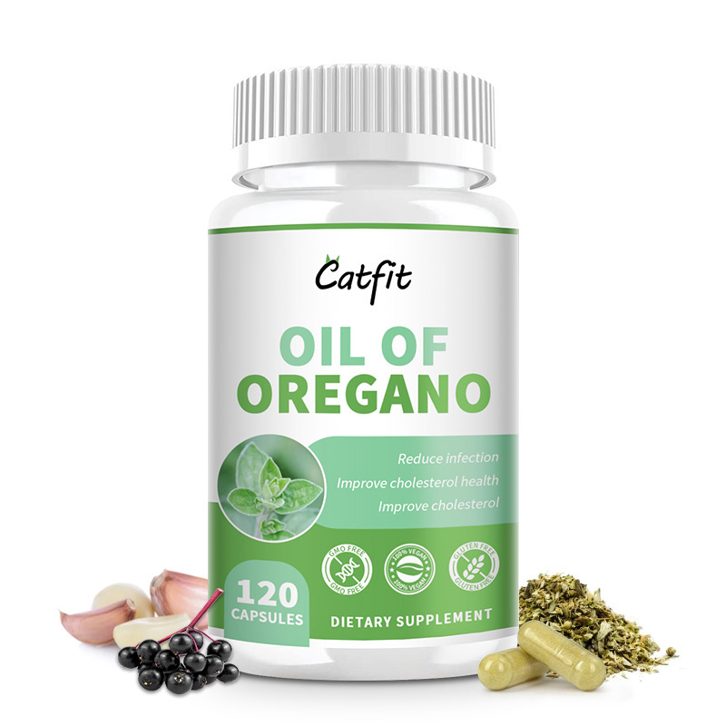 OEM Cholesterol Health Supplement Oregano Essential Oil Extract Capsules