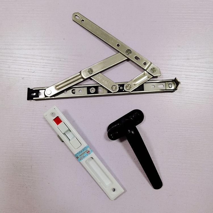 Combination Sale Adjustable Window Friction Stay Window Hinges Handle Window Latch Lock