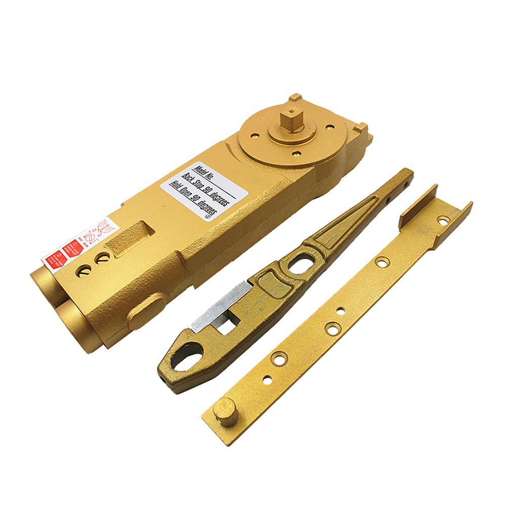 Automatic Concealed Door Closer Gold Finish Door upper installation Overhead Hidden Floor Hinge Floor Spring