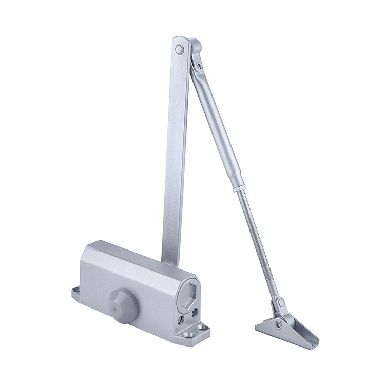 50kg Heavy Duty Aluminum Alloy Fireproof Adjustment Soft Overhead Commercial Swing Sliding Back Hydraulic Automatic Door Closer