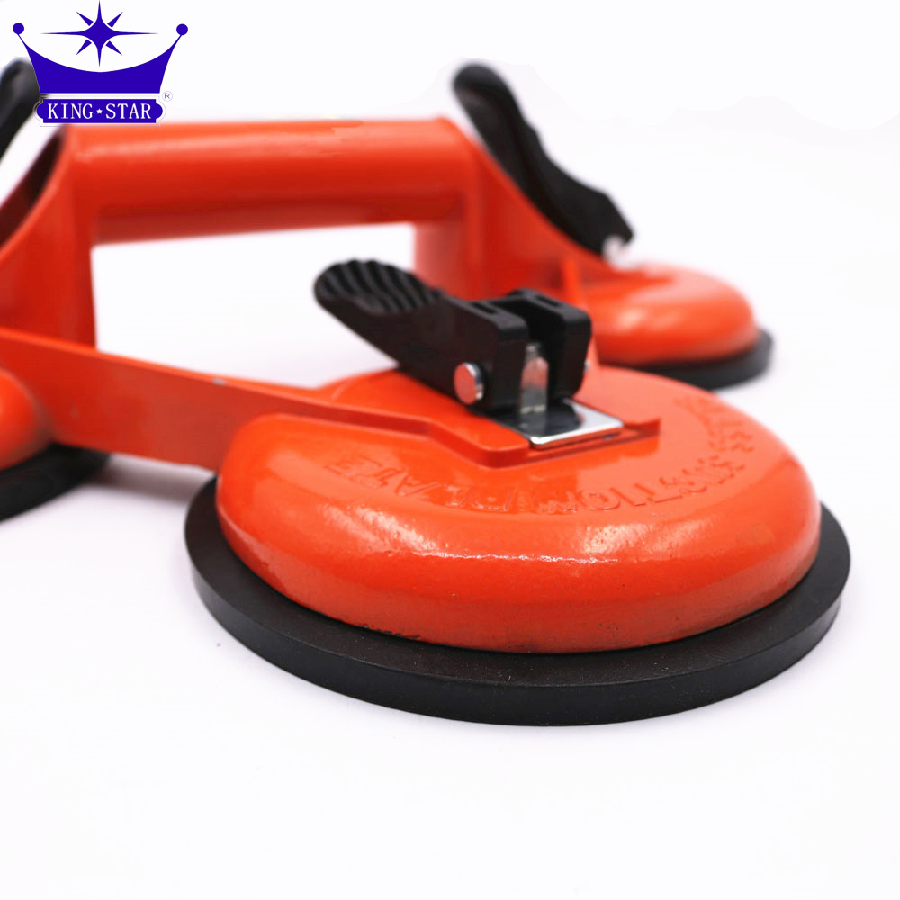 Ltd. Kingstar Glass Sucker Pumbing Tools Glass Lifter China 3 Claws Silicone Aluminum HX-3003 CN;GUA 160KG Red/sliver/black