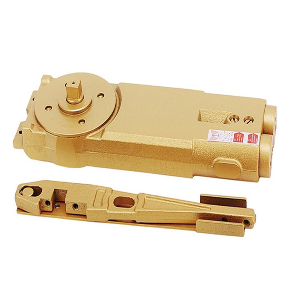 Automatic Concealed Door Closer Gold Finish Door upper installation Overhead Hidden Floor Hinge Floor Spring