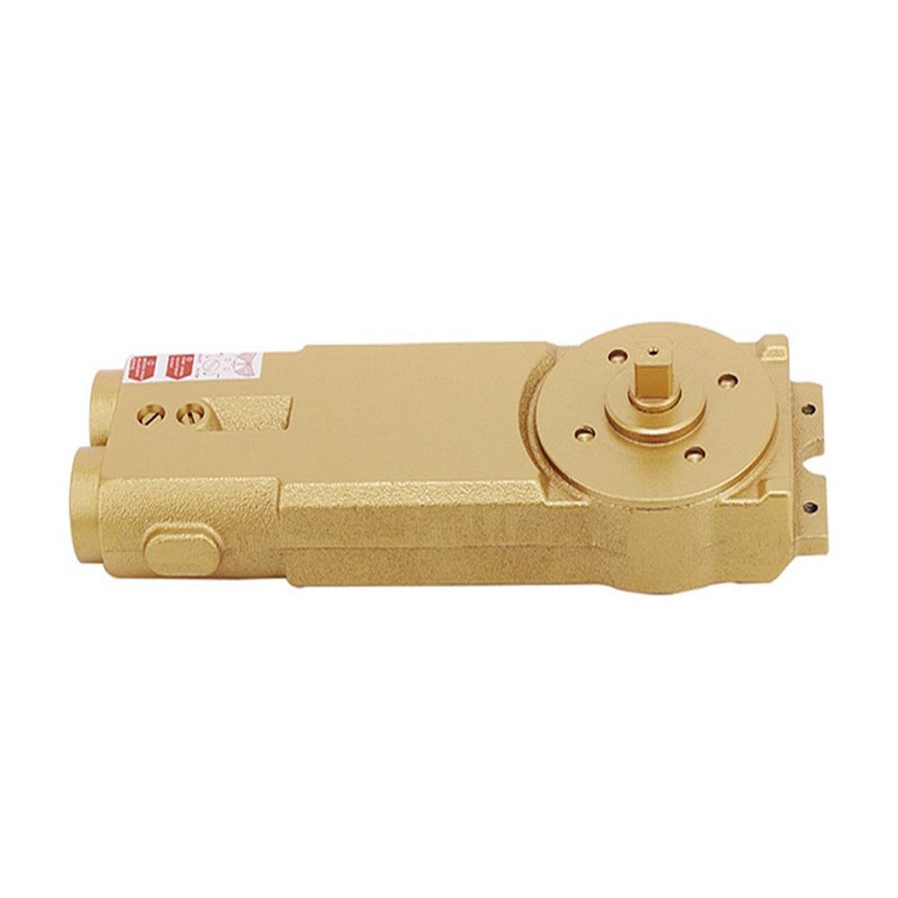 Automatic Concealed Door Closer Gold Finish Door upper installation Overhead Hidden Floor Hinge Floor Spring