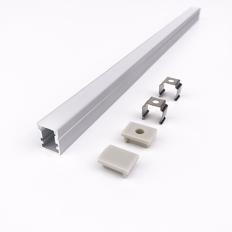 Can be customized led extrusion profiles PC frosted PMMA cover for LED aluminum bar