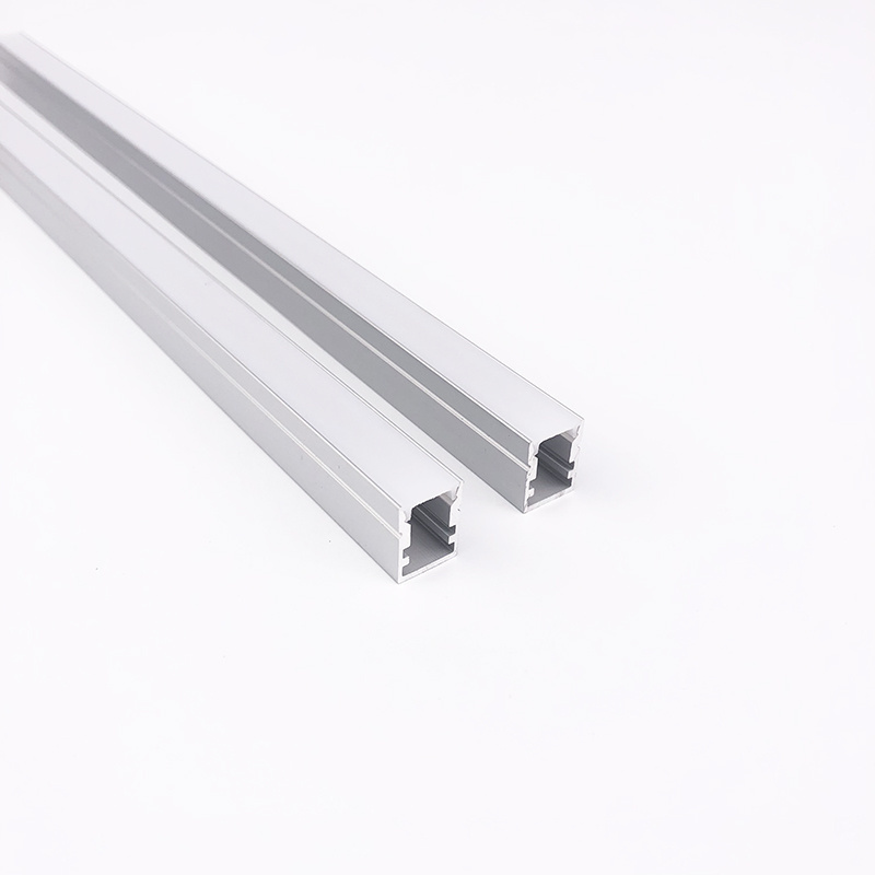 Can be customized led extrusion profiles PC frosted PMMA cover for LED aluminum bar