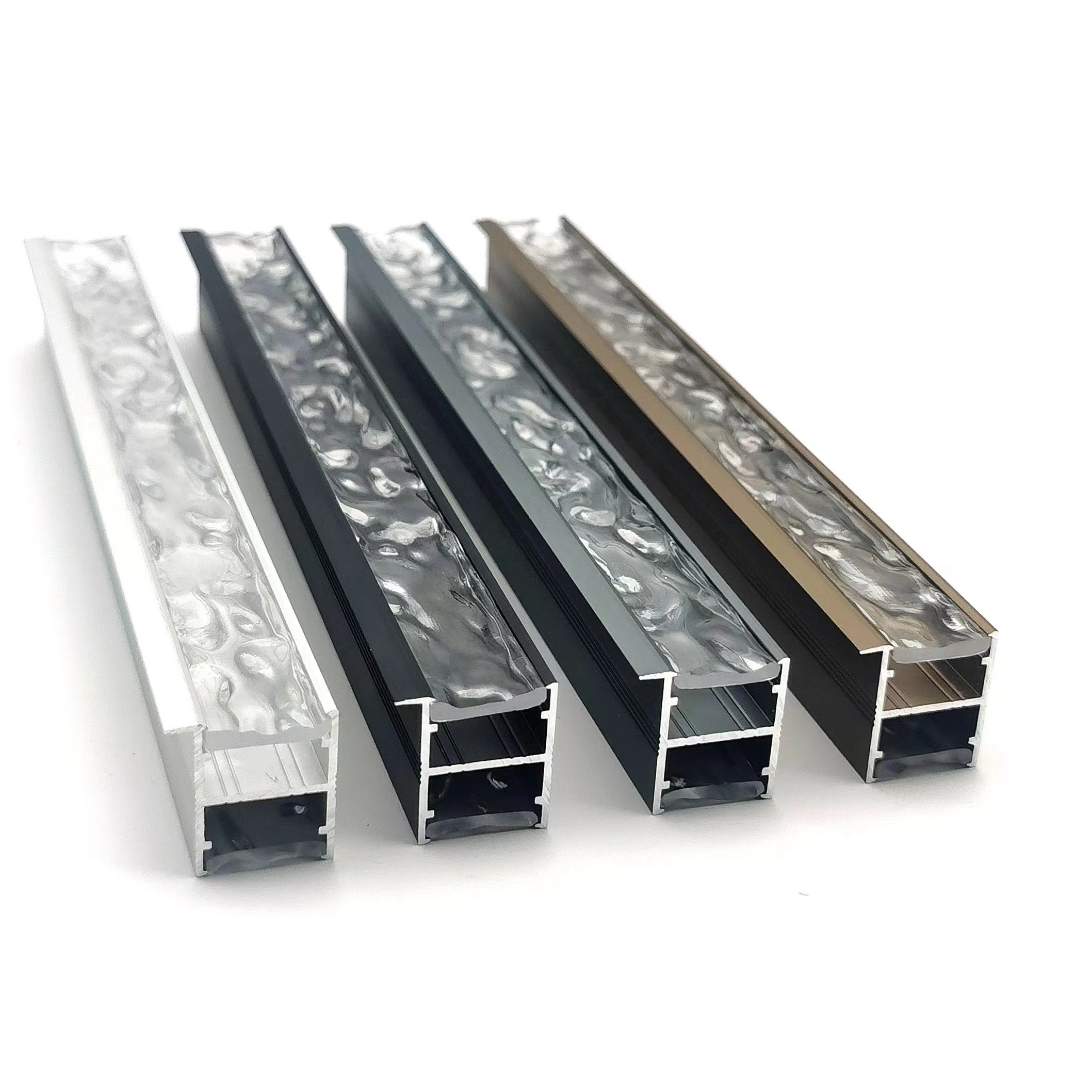 Made To Order Curve Extrusion Polycarbonate Troffer High Transparent Linear Led Cover//