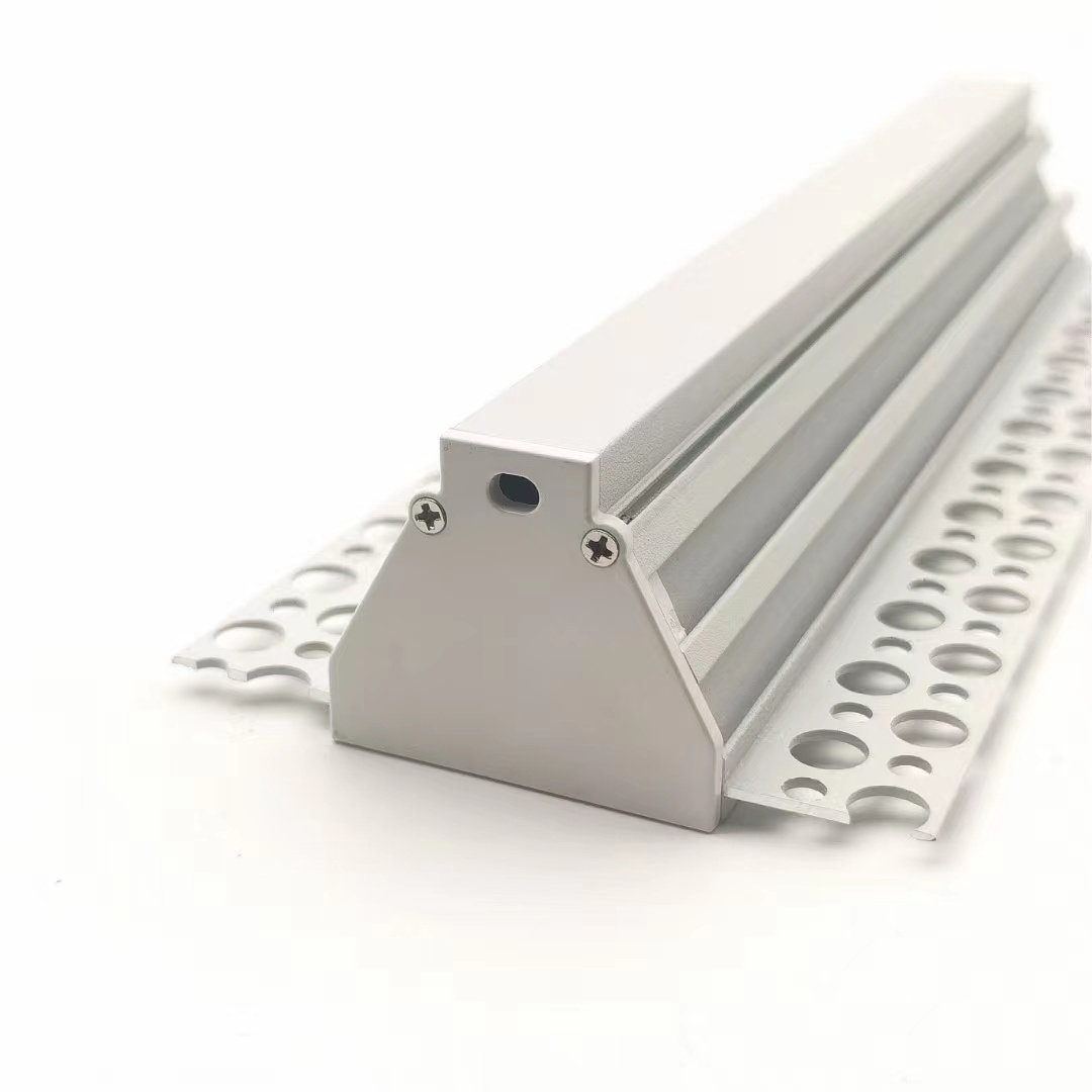 New Popular led strip linear light  aluminum profile embedded ceiling lighting for corner line office bedrooms