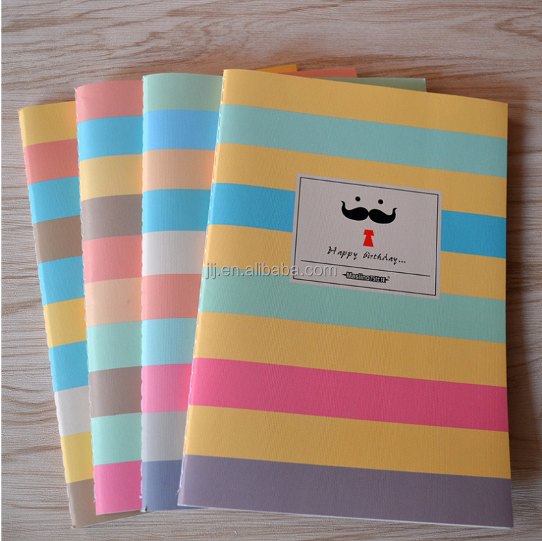 Wholesale custom diary notebook, school supplies cute stationery flower printing paper notebook