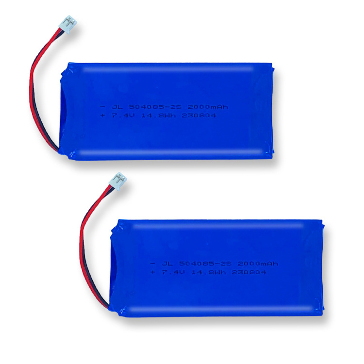 Rechargeable Lithium-ion Battery Pack Customizable 504085-2S 7.4V 2000mah Power Tools NCM Electric Toys 504085-2S Battery 7.4V