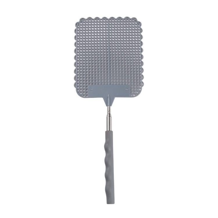 Telescopic Fly Swatters Durable Plastic Fly Swatter Telescopic Flyswatter with Stainless Steel Handle for Indoor/Outdoor