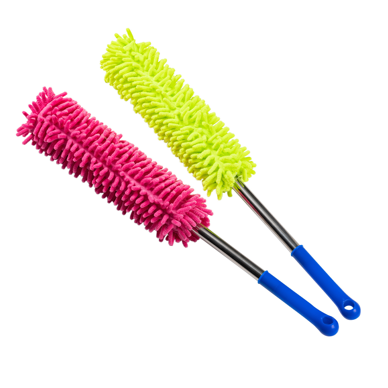 Household magic telescopic Microfiber hand extendable detachable cleaning flexible chenille duster