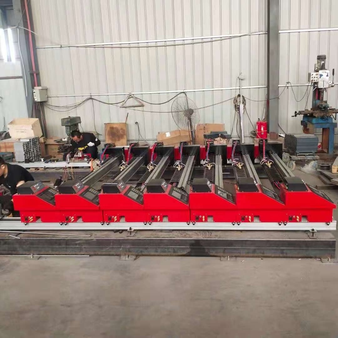 cnc plasma torch dual use two track cnc cutting machine for metal plate