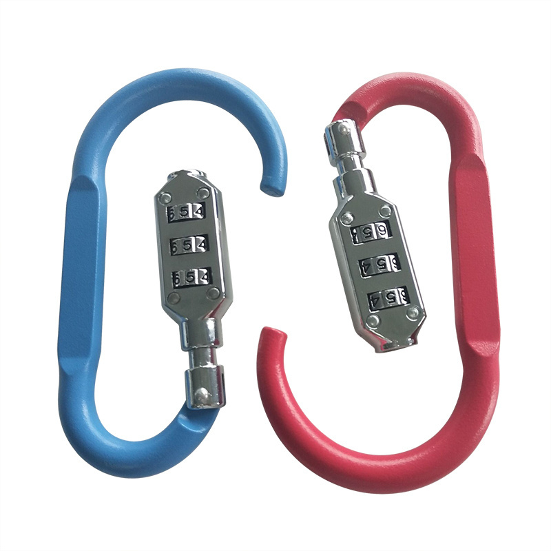 3 Digit Password Zinc Alloy Outdoor Climbing Combination Password lock