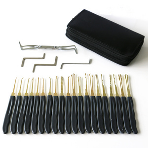 24pcs Locksmith Practice Lock Pick Set Stainless steel Lock Picking Tools