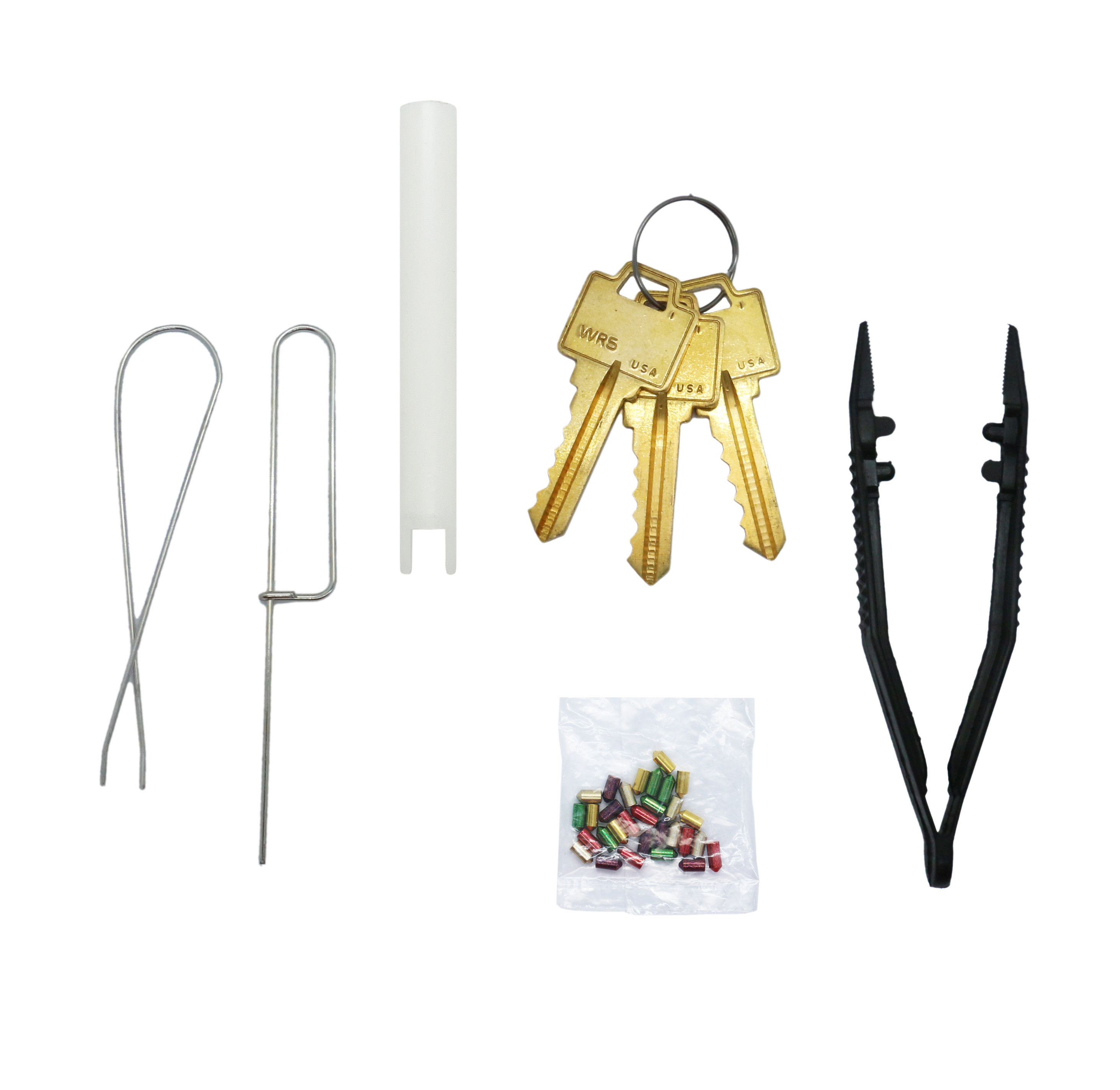 hot Sale Re-Key A Lock Kit 5-Pin Precut Keys for Up to Six Locks