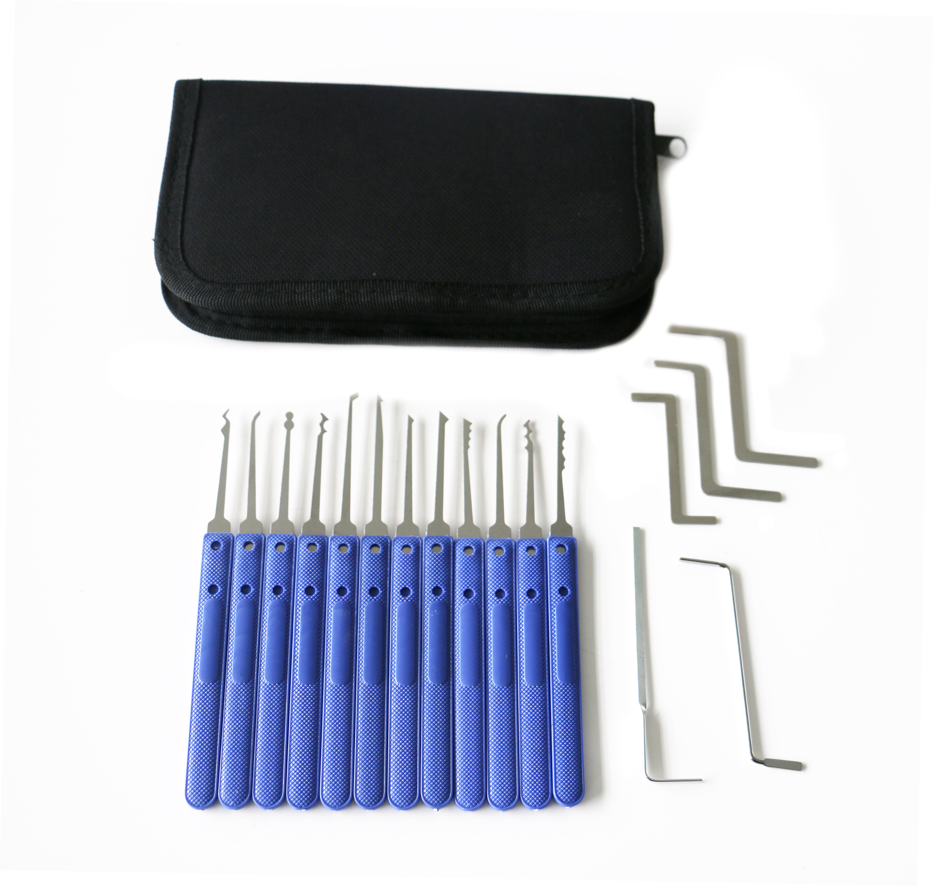 17pcs Locksmith Supplies Tools Practice Lock Pick Set Stainless steel Lock Picking