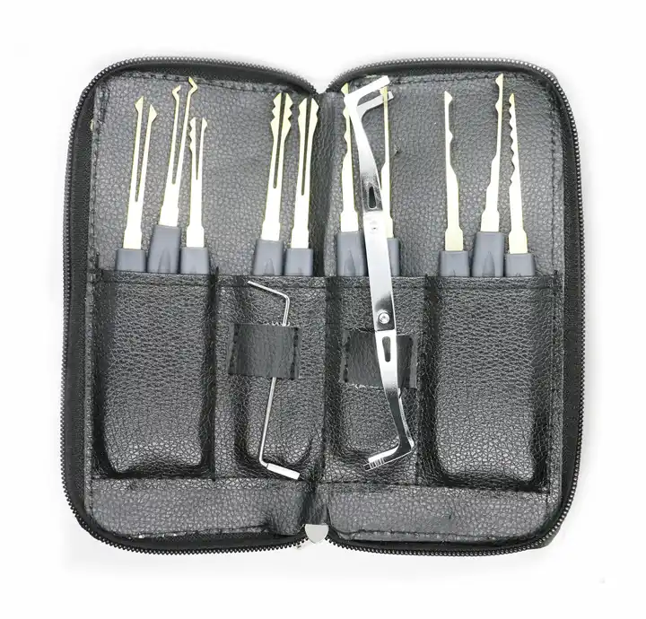 24pcs Locksmith Practice Lock Pick Set Stainless steel Lock Picking Tools