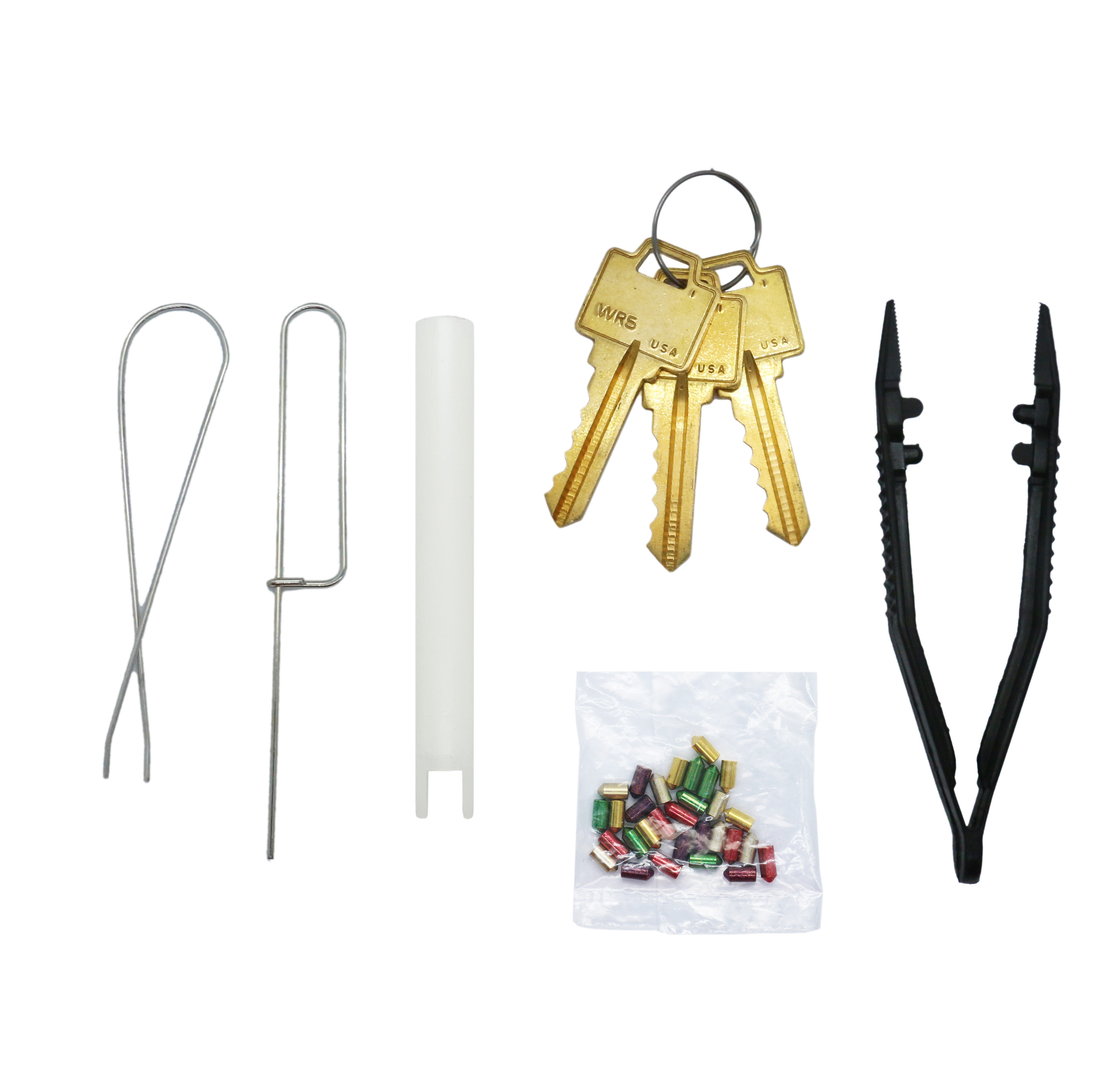 High Quality Re-Key A Lock Kit 5-Pin Precut Keys for Up to Six Locks