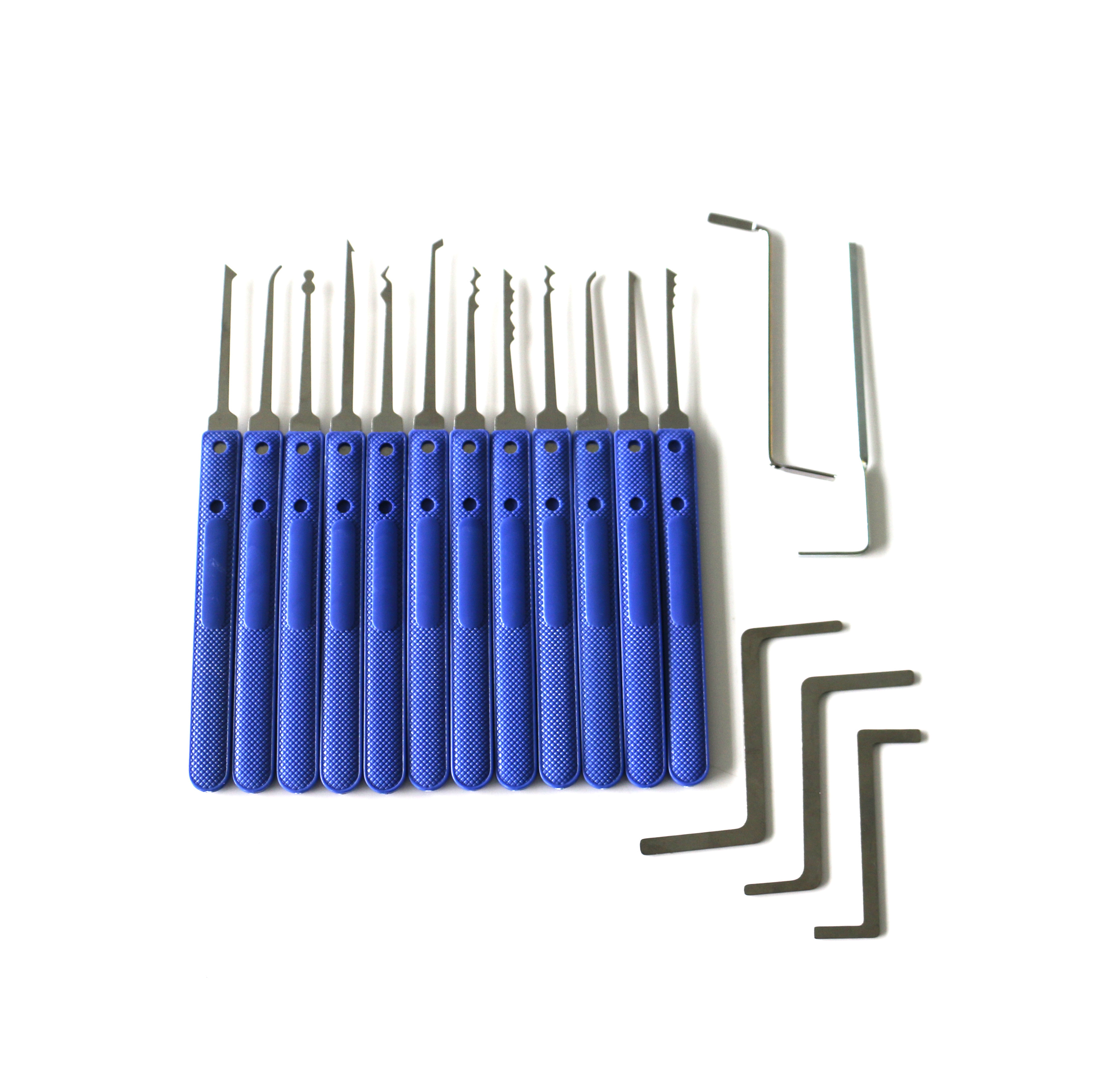 17pcs Locksmith Supplies Tools Practice Lock Pick Set Stainless steel Lock Picking