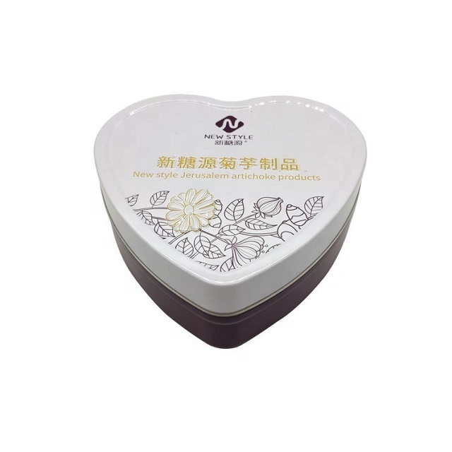 Good Quality Tinbox Custom Heart Shape Tin Wholesale/Wedding Cookie Candy Chocolate Tin Box