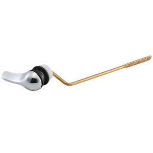 Toilet Side Lever Zinc Alloy Head Iron Rod Metal Toilet Single Flush Front Side Handle Lever toilet side flusher lever