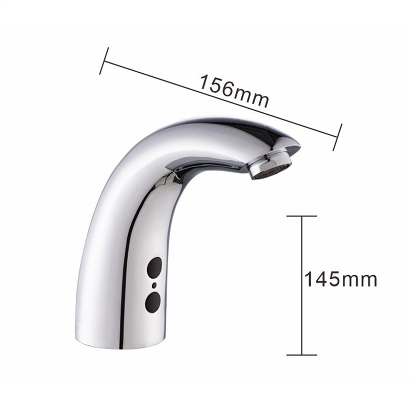 2024 Touchless Bathroom Sink Faucet with Temperature Control Mixing  Commercial Automatic Motion Sensor Faucet Hot Cold Mixer