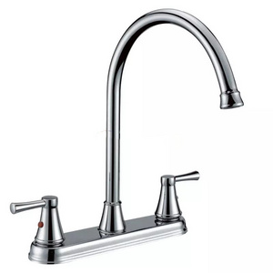 Hot Sale 8''  Brass Dual Handle UPC High Quality Hot and Cold Kitchen Sink Faucet