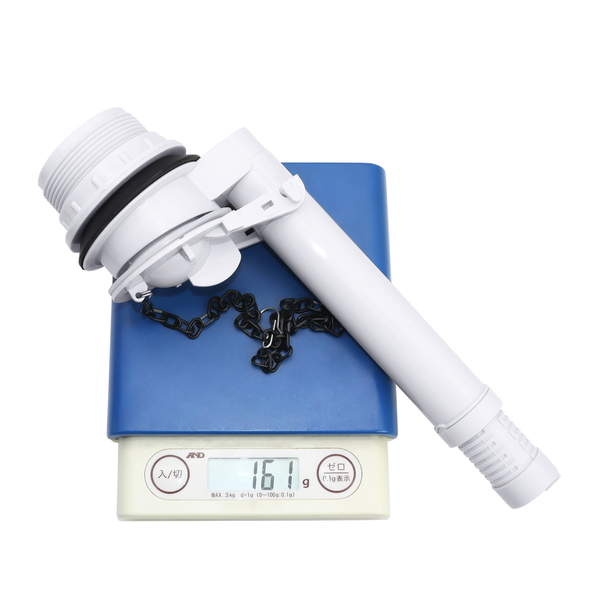 2'' Outlet Single Flush Valve Toilet Repair Kit With Adjustable Overflow Pipe