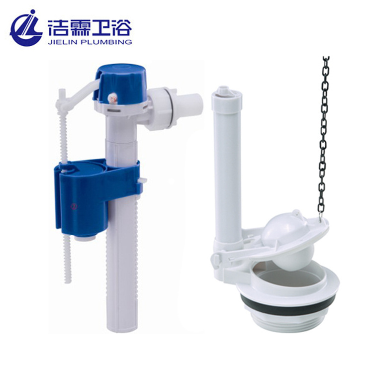 Cheap price bathroom accessories ballcock valve one piece toilet flush system