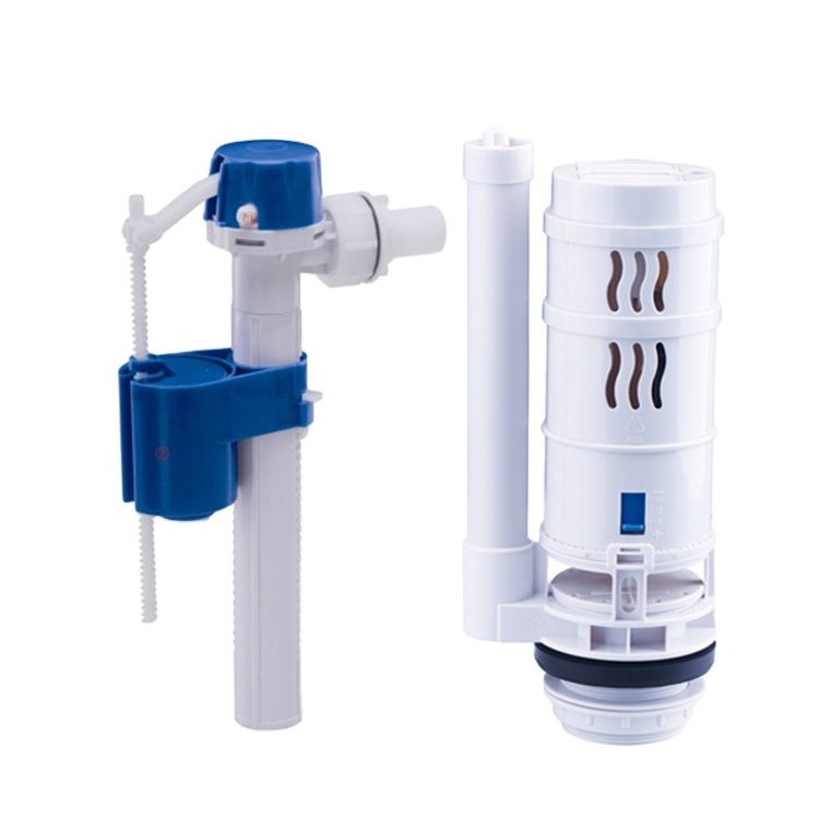 Hot sale tank fitting anti syphon one piece wras dual flush toilet valve