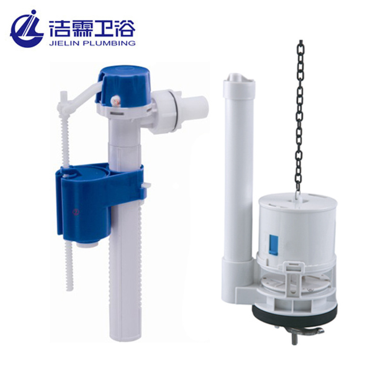 Hot sale tank fitting anti syphon one piece wras dual flush toilet valve